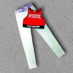 Under Armour High Rise Logo Waistband Leggings Womens